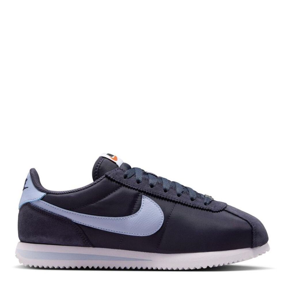 Nike Womens/Ladies Cortez Suede Sneakers / Navy/White